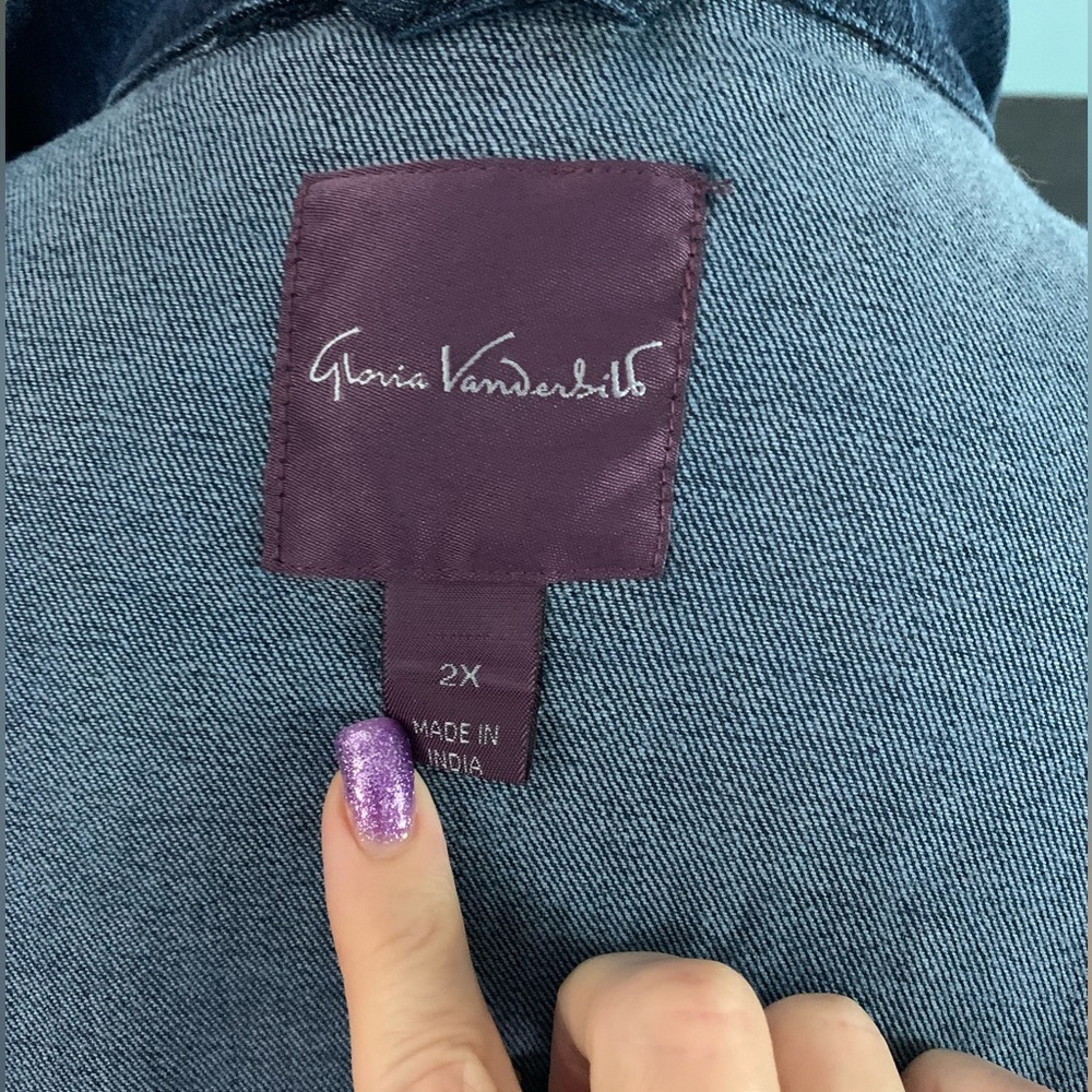Embroidered Jean jacket - Picture 5 of 6